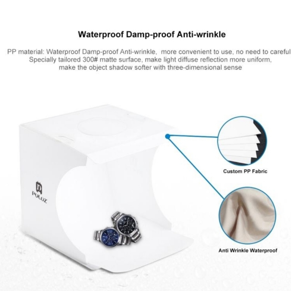 Puluz Portable Mini LED Photo Light Box - Picture 7 of 8